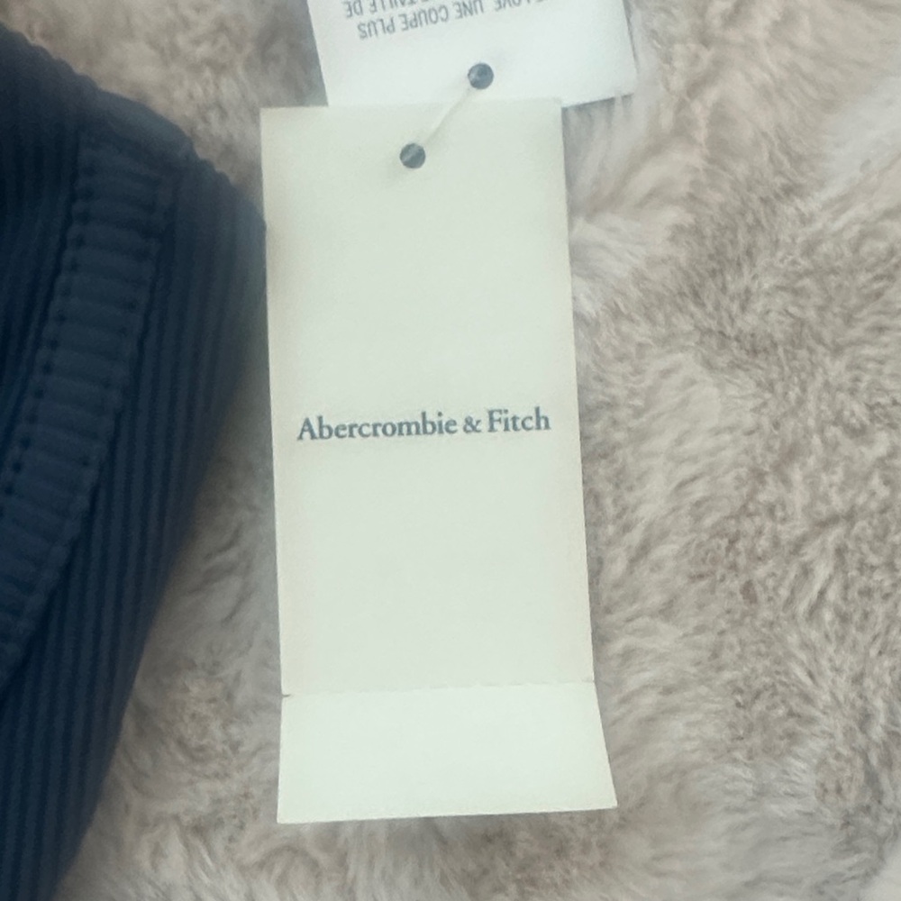 Abercrombie & Fitch Navy Ribbed Bikini Set - Picture 2 of 9